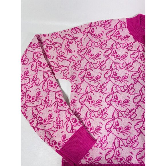 Disney X Skinnydip Aristocrats Marie Womens Cardigan Sweater XS Pink - Picture 4 of 6